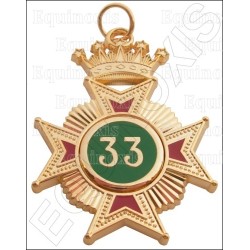 Médaille de commandeur – RSAA – 33ème degré