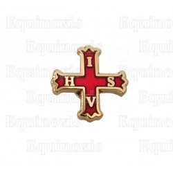 Pin's maçonnique – Croix rouge de Constantin